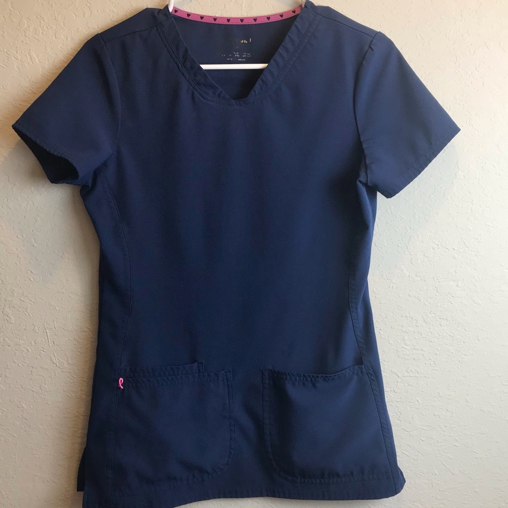 HeartSoul navy blue scrub top
